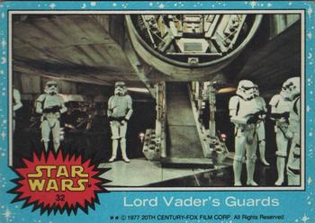 1977 Topps Star Wars #32 Lord Vader's Guards Front