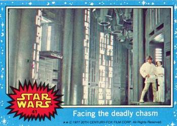 1977 Topps Star Wars #41 Facing the deadly chasm Front