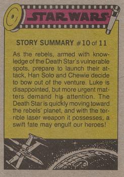 1977 Topps Star Wars #49 The rebels monitor the raid Back
