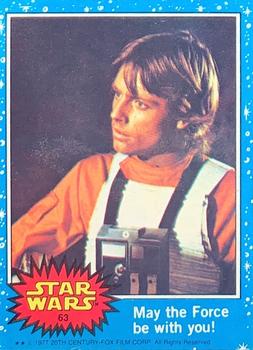 1977 Topps Star Wars #63 May the Force be with you! Front