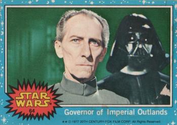 1977 Topps Star Wars #64 Governor of Imperial Outlands Front