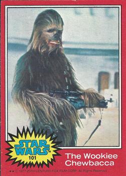 1977 Topps Star Wars #101 The Wookiee Chewbacca Front