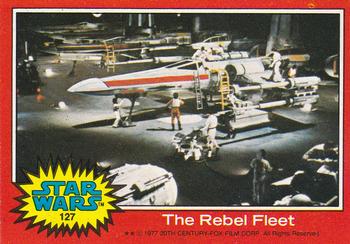 1977 Topps Star Wars #127 The Rebel Fleet Front