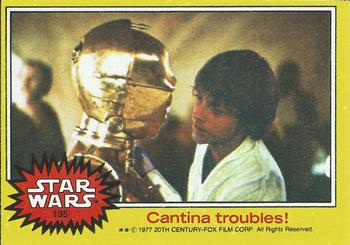1977 Topps Star Wars #135 Cantina troubles! Front