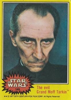 1977 Topps Star Wars #149 The evil Grand Moff Tarkin Front