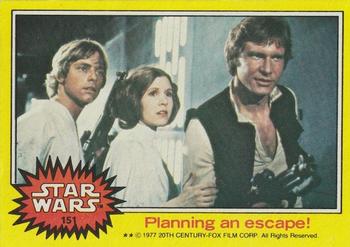 1977 Topps Star Wars #151 Planning an escape! Front