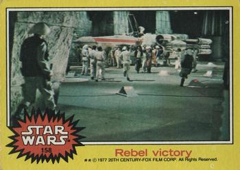 1977 Topps Star Wars #158 Rebel victory Front
