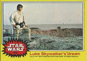 1977 Topps Star Wars #176 Luke Skywalker's dream Front
