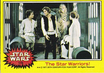 1977 Topps Star Wars #178 The Star Warriors! Front