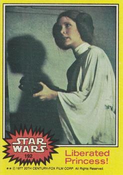 1977 Topps Star Wars #192 Liberated Princess! Front