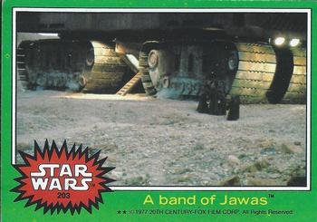 1977 Topps Star Wars #203 A band of Jawas Front