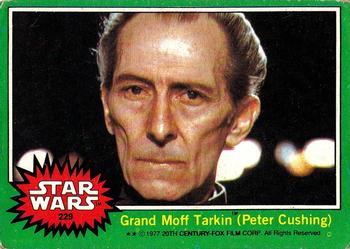 1977 Topps Star Wars #229 Grand Moff Tarkin (Peter Cushing) Front