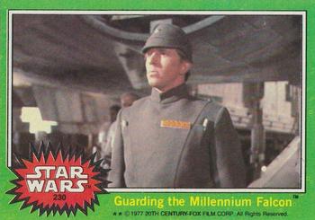 1977 Topps Star Wars #230 Guarding the Millennium Falcon Front