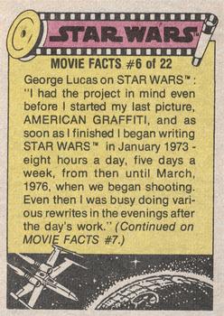 1977 Topps Star Wars #240 Artoo's desperate mission! Back
