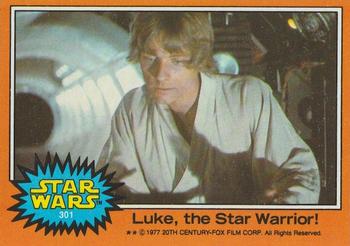1977 Topps Star Wars #301 Luke, the Star Warrior! Front