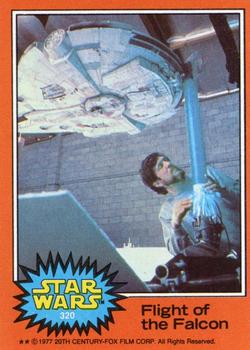 1977 Topps Star Wars #320 Flight of the Falcon Front