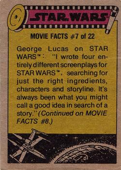 1977 Topps Star Wars #227 Instructing the Rebel pilots Back