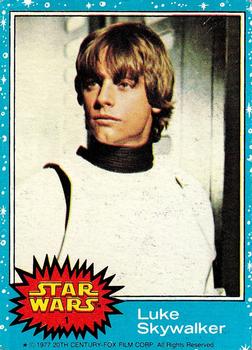 1977 Topps Star Wars #1 Luke Skywalker Front