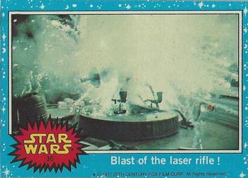 1977 Topps Star Wars #36 Blast of the laser rifle! Front