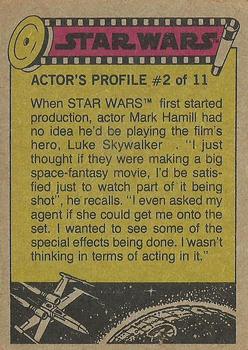 1977 Topps Star Wars #76 Artoo-Detoo on the rebel starship! Back