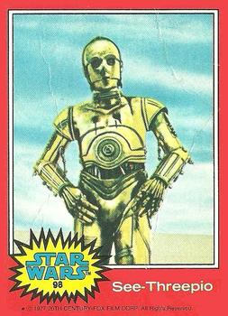 1977 Topps Star Wars #98 See-Threepio Front