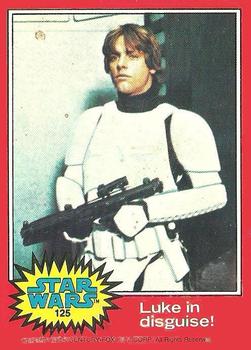1977 Topps Star Wars #125 Luke in disguise! Front