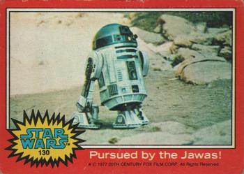 1977 Topps Star Wars #130 Pursued by the Jawas Front