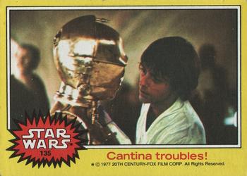 1977 Topps Star Wars #135 Cantina troubles! Front