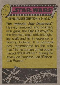 1977 Topps Star Wars #153 The fantastic droid Threepio! Back