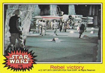 1977 Topps Star Wars #158 Rebel victory Front