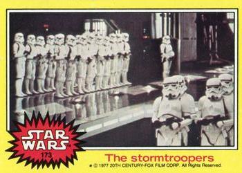1977 Topps Star Wars #173 The stormtroopers Front