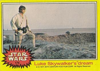 1977 Topps Star Wars #176 Luke Skywalker's dream Front