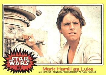1977 Topps Star Wars #189 Mark Hamill as Luke Front