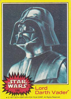 1977 Topps Star Wars #196 Lord Darth Vader Front