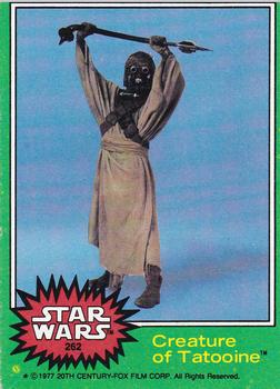 1977 Topps Star Wars #262 Creature of Tatooine Front