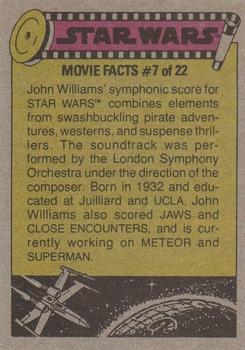 1977 Topps Star Wars #300 A critical moment for Luke Skywalker Back