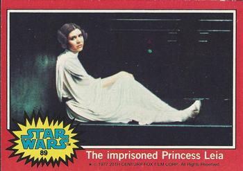 1977 Topps Star Wars #89 The imprisoned Princess Leia Front