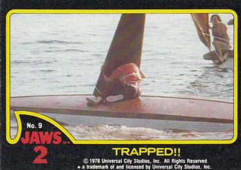 1978 Topps Jaws 2 #9 Trapped!! Front