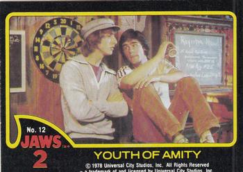 1978 Topps Jaws 2 #12 Youth of Amity Front