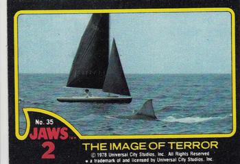 1978 Topps Jaws 2 #35 The Image of Terror Front