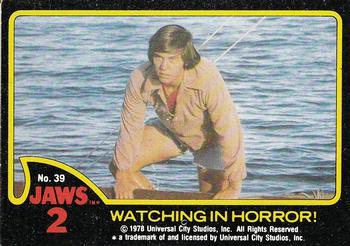 1978 Topps Jaws 2 #39 Watching in Horror! Front