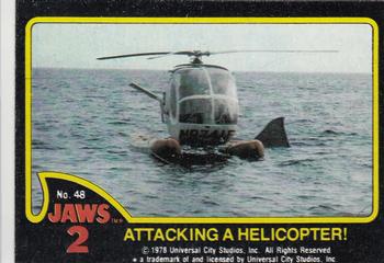 1978 Topps Jaws 2 #48 Attacking a Helicopter! Front