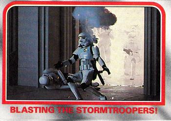 1980 Topps Star Wars: The Empire Strikes Back #111 Blasting the Stormtroopers! Front