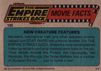 1980 Topps Star Wars: The Empire Strikes Back #125 Lando's Greeting Back