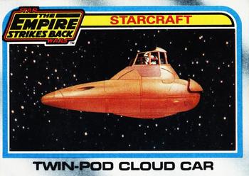 1980 Topps Star Wars: The Empire Strikes Back #137 Twin-Pod Cloud Car Front