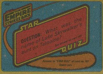 1980 Topps Star Wars: The Empire Strikes Back #162 Gallant Warrior Back