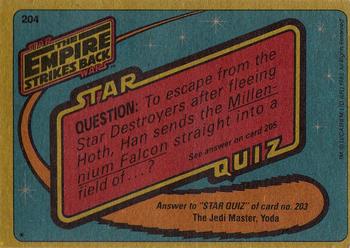 1980 Topps Star Wars: The Empire Strikes Back #204 An Ugnaught Back