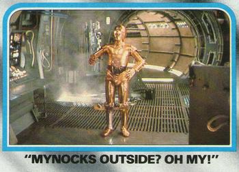 1980 Topps Star Wars: The Empire Strikes Back #230 Mynocks Outside?  Oh My! Front