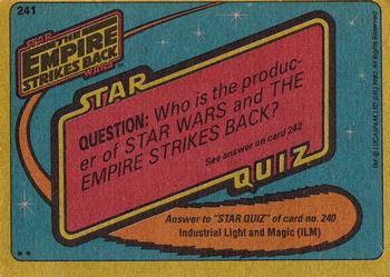 1980 Topps Star Wars: The Empire Strikes Back #241 