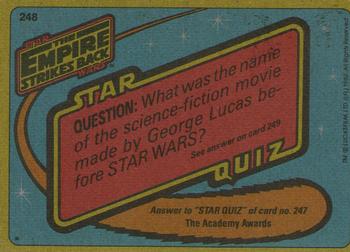 1980 Topps Star Wars: The Empire Strikes Back #248 Blooming Romance Back